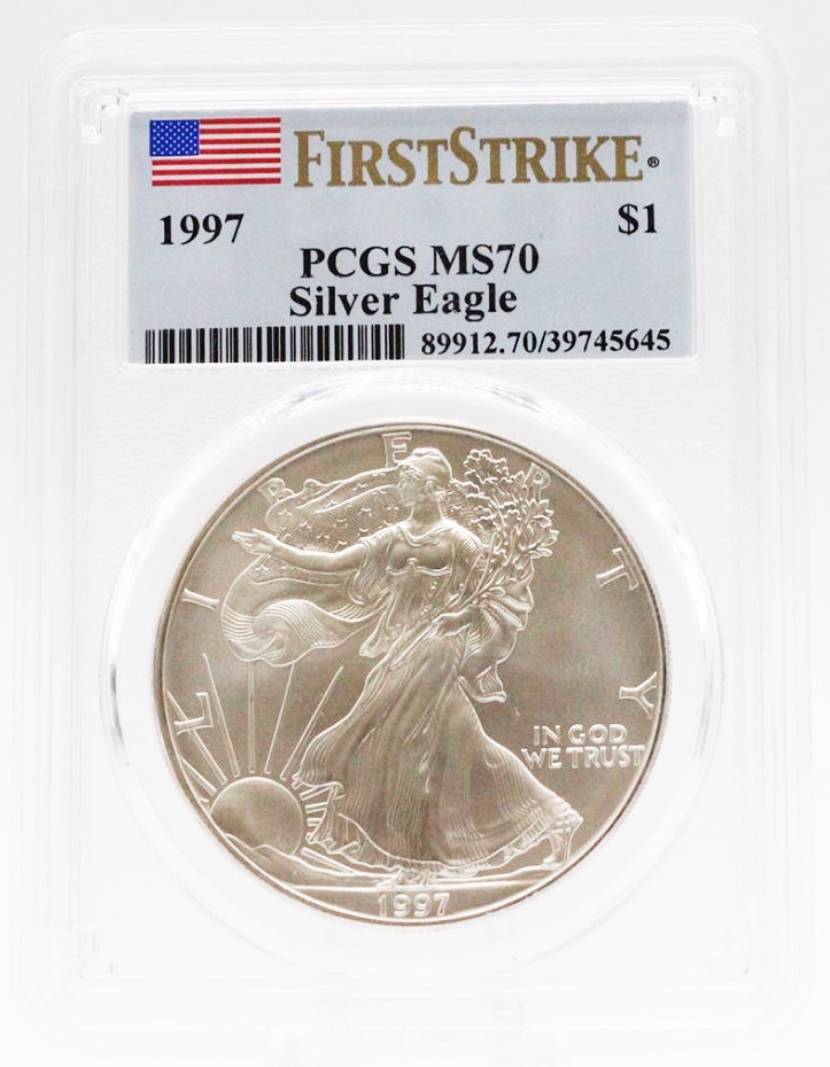 1997 PCGS FS MS70 Silver American Eagle